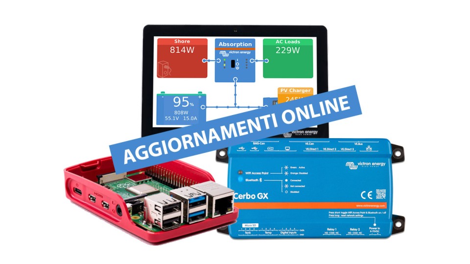 Aggiornare Venus OS nel Raspberry Pi o in Victron Energy Cerbo GX tramite Aggiornamenti online