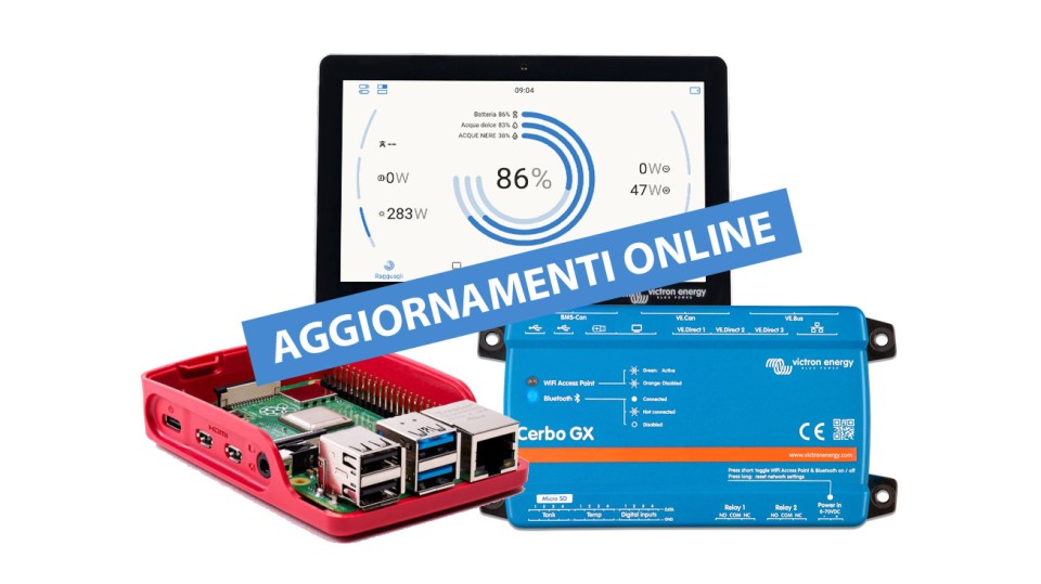 Aggiornare Venus OS nel Raspberry Pi o in Victron Energy Cerbo GX tramite Aggiornamenti online