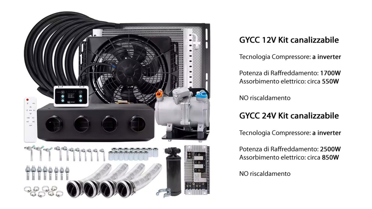 Gycc condizionatore scomponibile canalizzabile Gycc condizionatore scomponibile canalizzabile