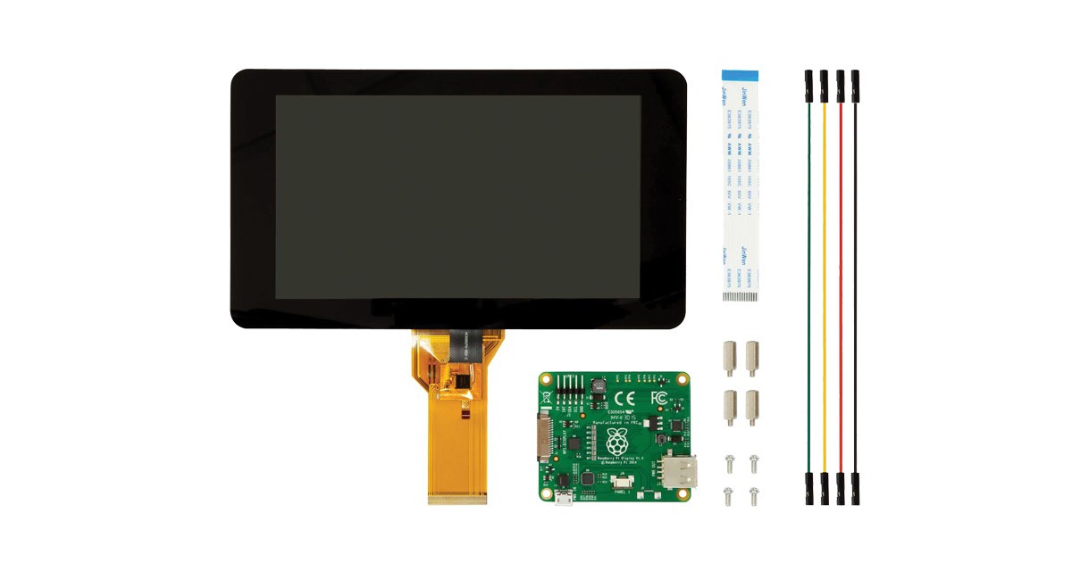 Raspberry pi touch screen display