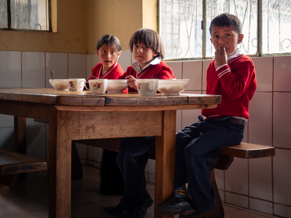 La scuola di un villaggio indigeno