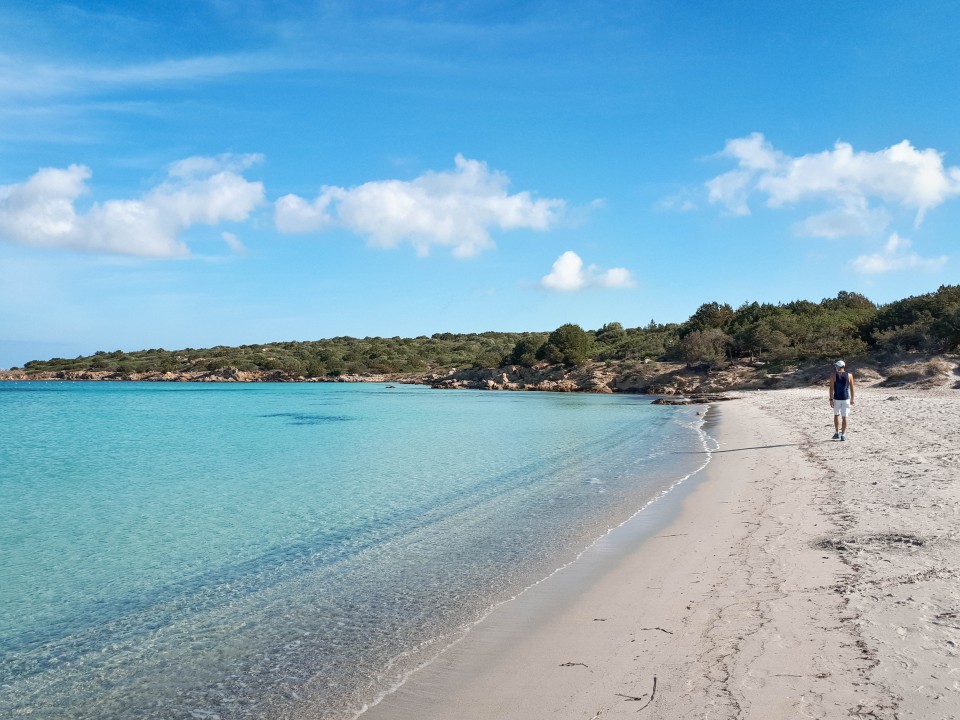 La spiaggia di Capo Coda Cavallo