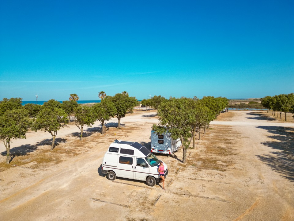 Parcheggio per la Playa de Camposoto