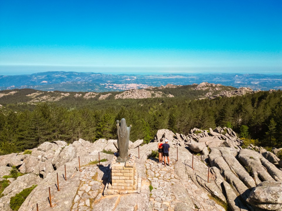 Belvedere Madonna della Neve, Monte Limbara Belvedere Madonna della Neve, Monte Limbara