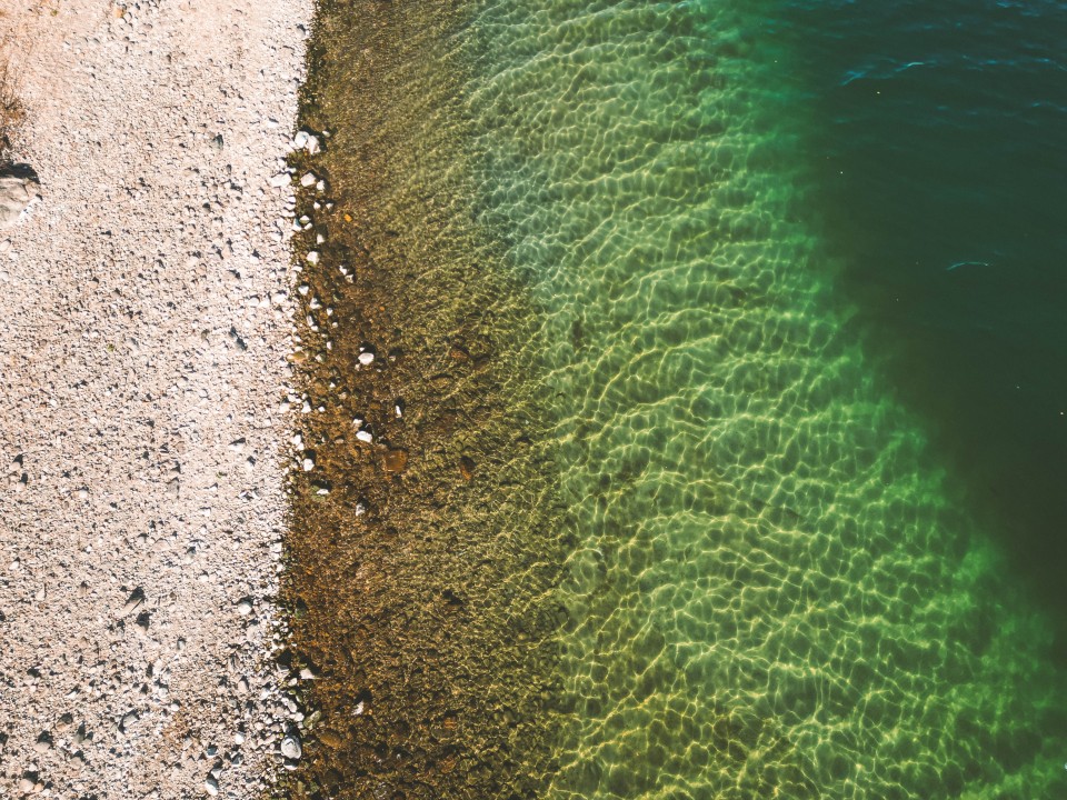 Le rive del Lago di Como a Domaso