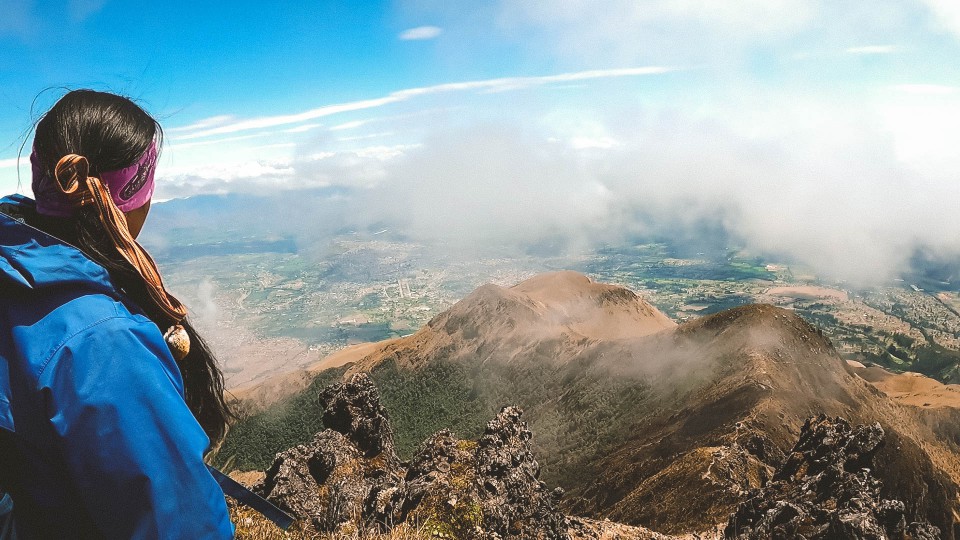 Vista dal vulcano