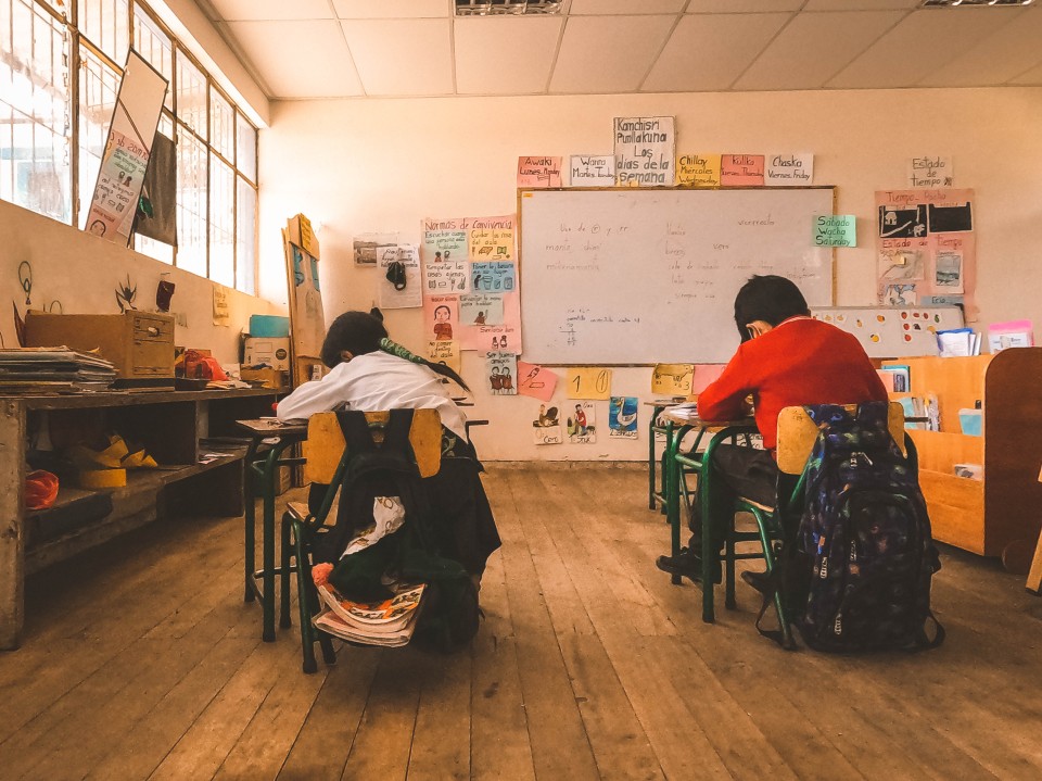 Bambini a scuola