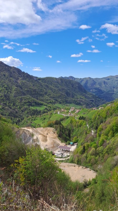 Panorama sul Ponte tibetano