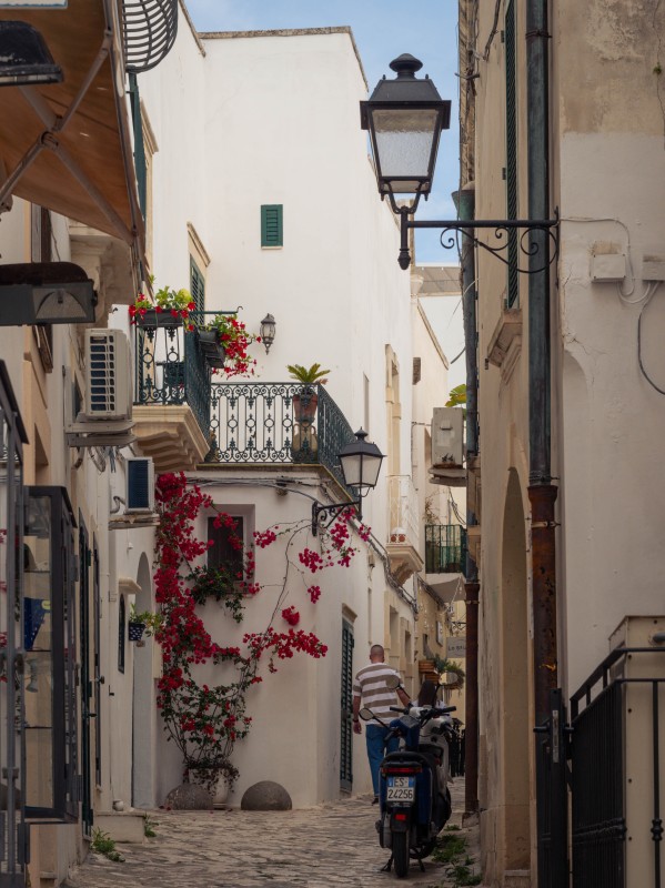 Le vie del centro storico di Otranto