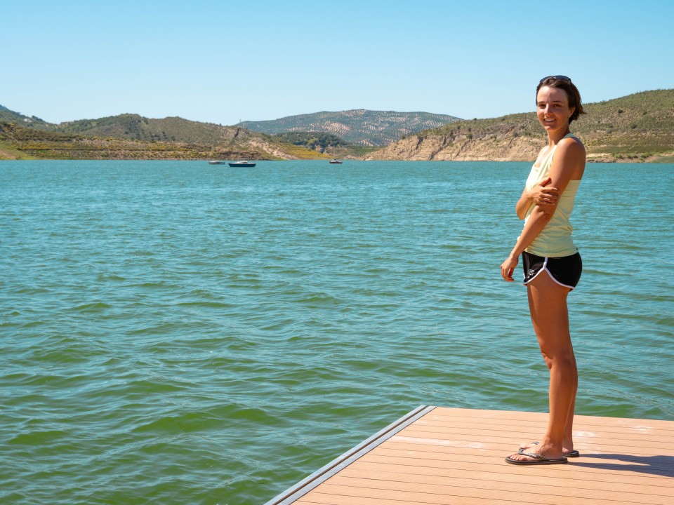Playa de Valdearenas, Embalse de Iznajar