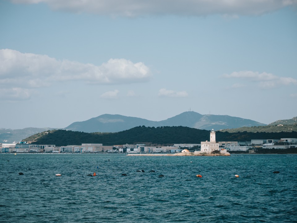 Vista su Olbia