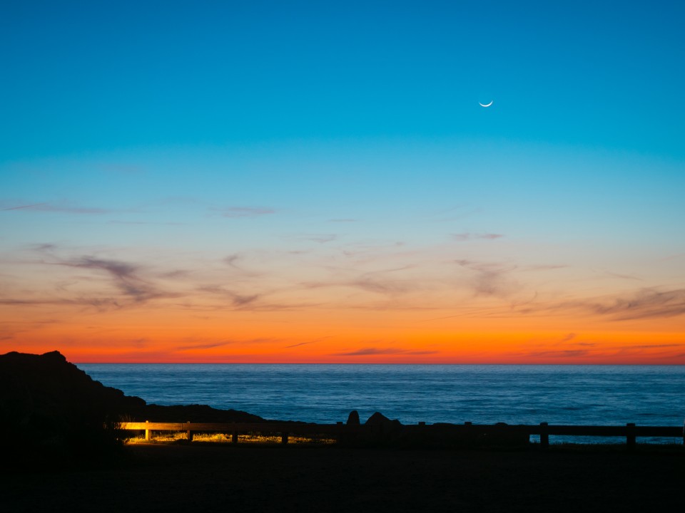 Capo Pecora al tramonto