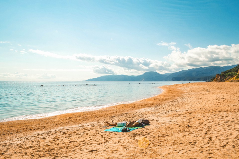 La spiaggia di Cala Gonone