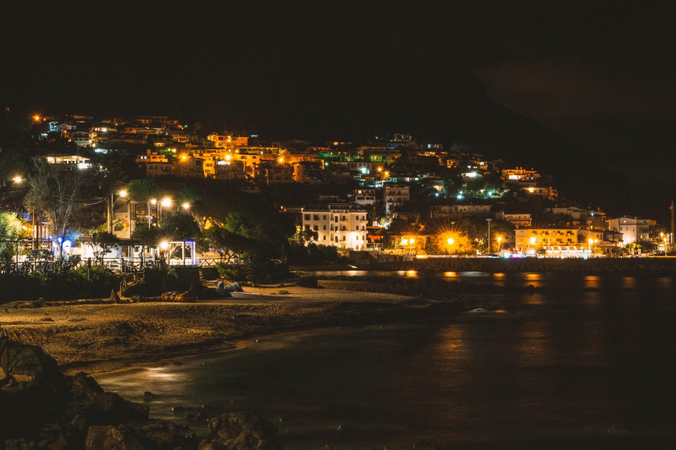  Cala Gonone di notte