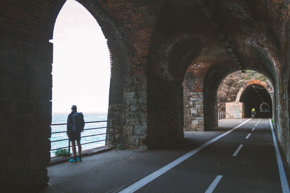 Pista ciclo pedonale tra Bonassola e Levanto