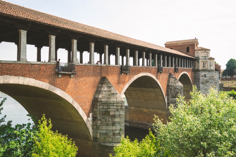 Ponte coperto sul Ticino