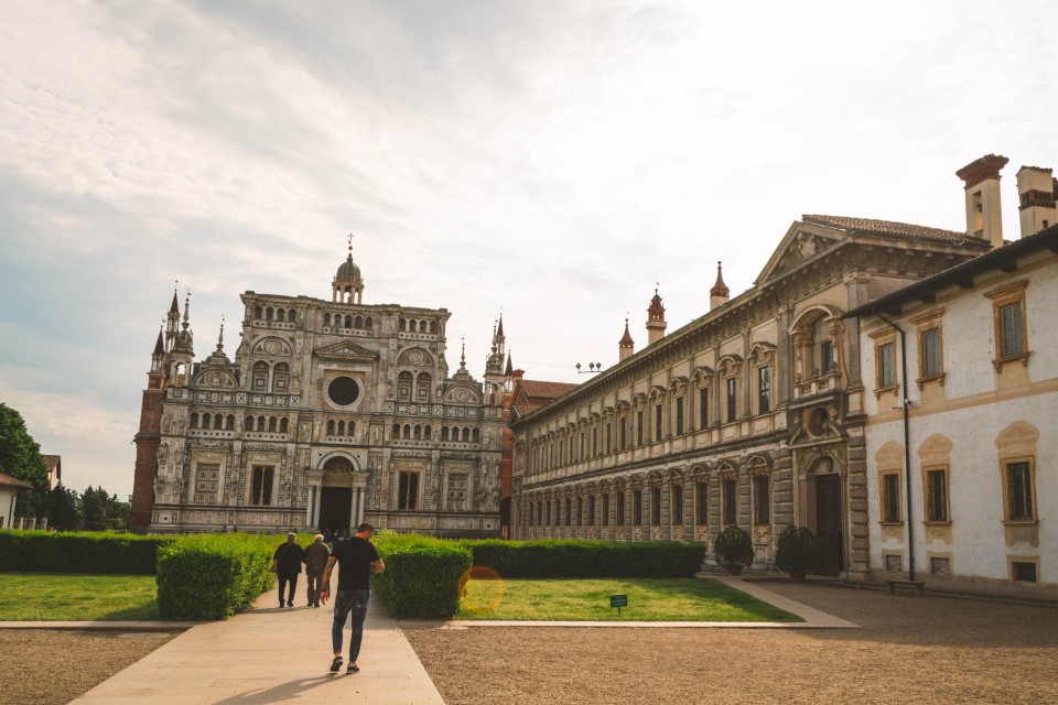 Ingresso alla Certosa di Pavia