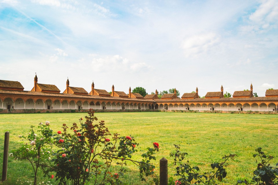 Chiostro grande della Certosa di Pavia