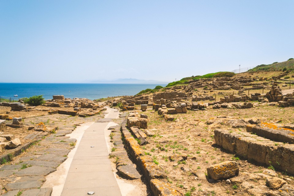 inizio della visita di Tharros