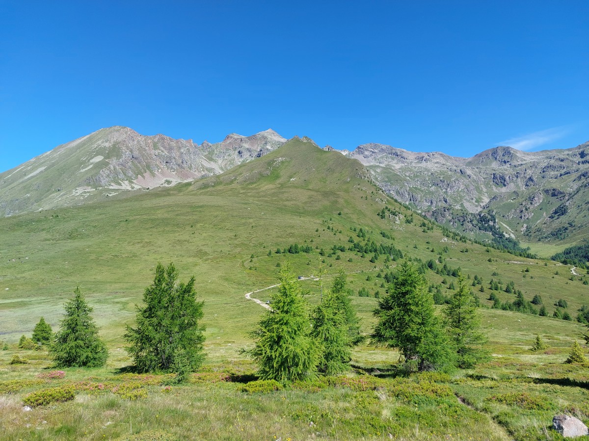 Panorama dal parcheggio