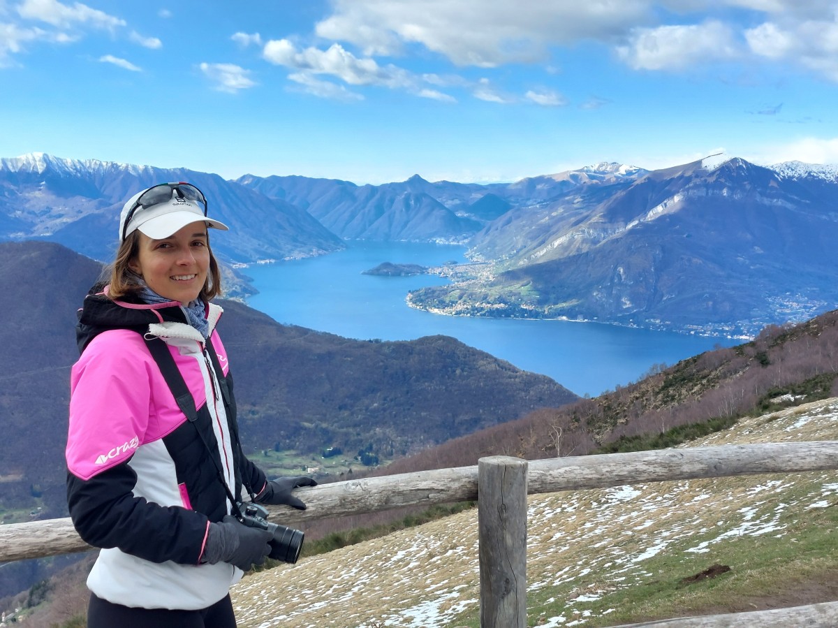 Vista sul Lago di Como da Alpe Chiaro