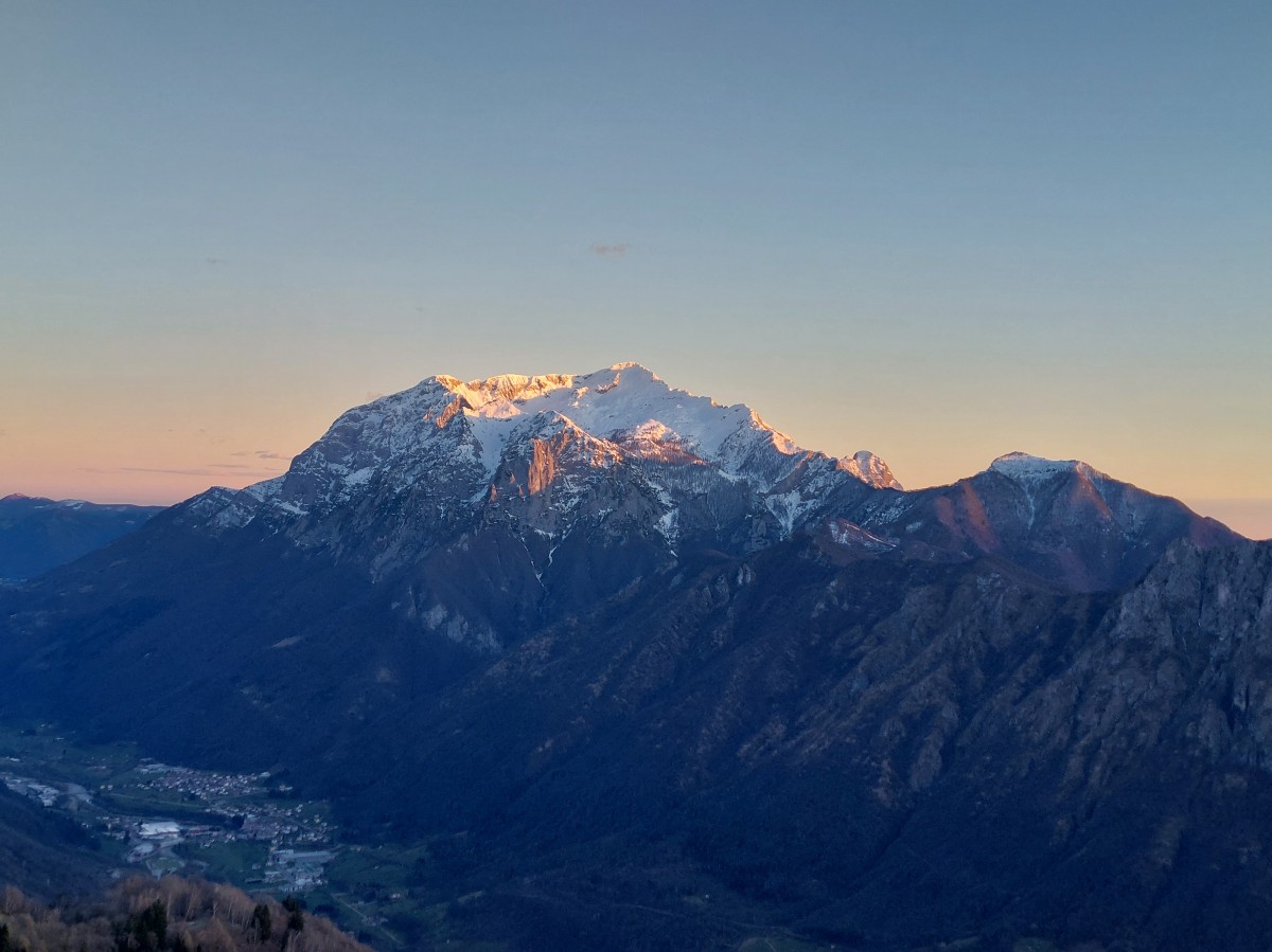 La Grigna al tramonto