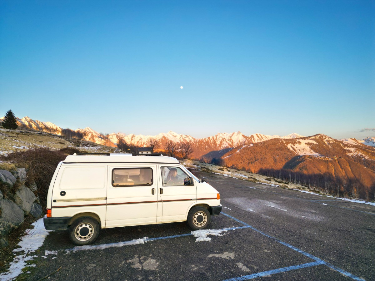 Alpe Giumello al tramonto