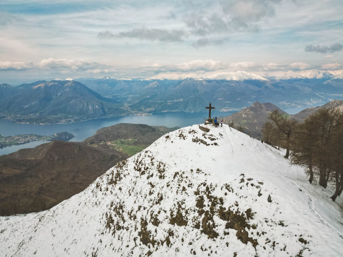 Monte Croce e vista sul lago