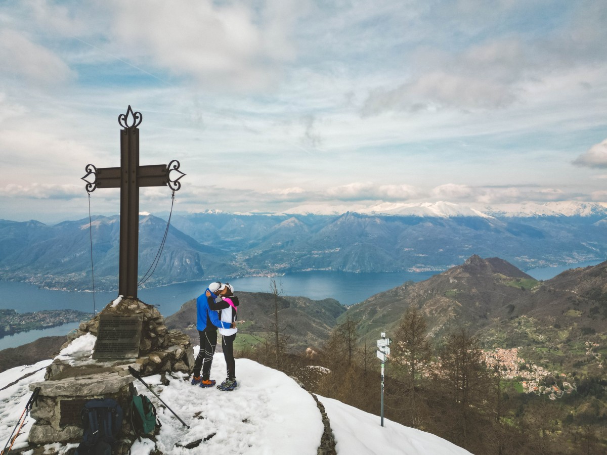 Monte Croce e vista sul lago