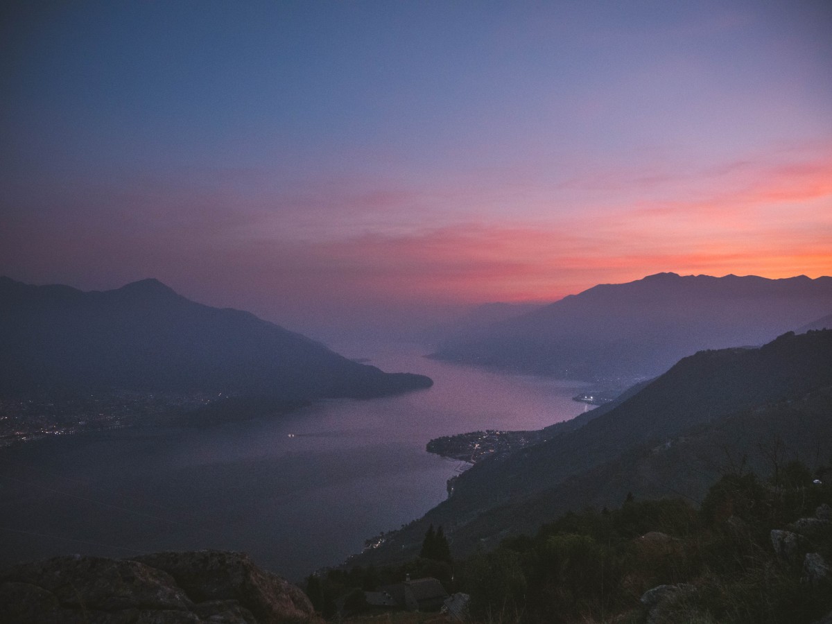 Tramonto sul Lago di Como