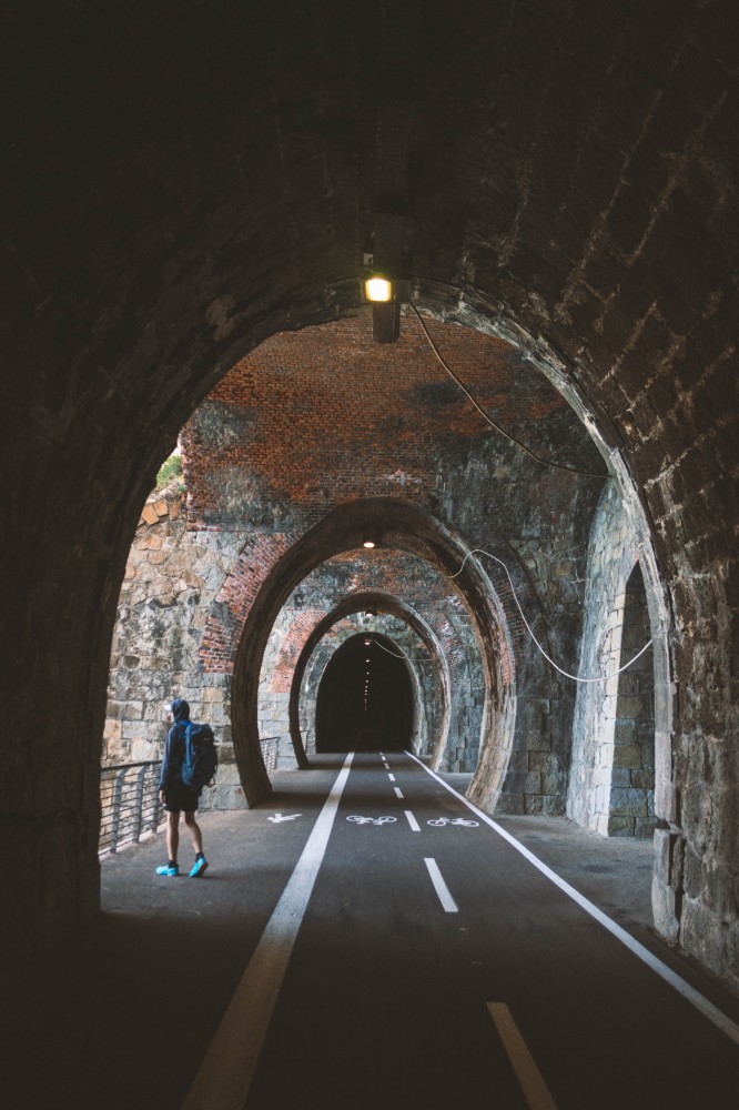 Pista ciclo pedonale verso Framura