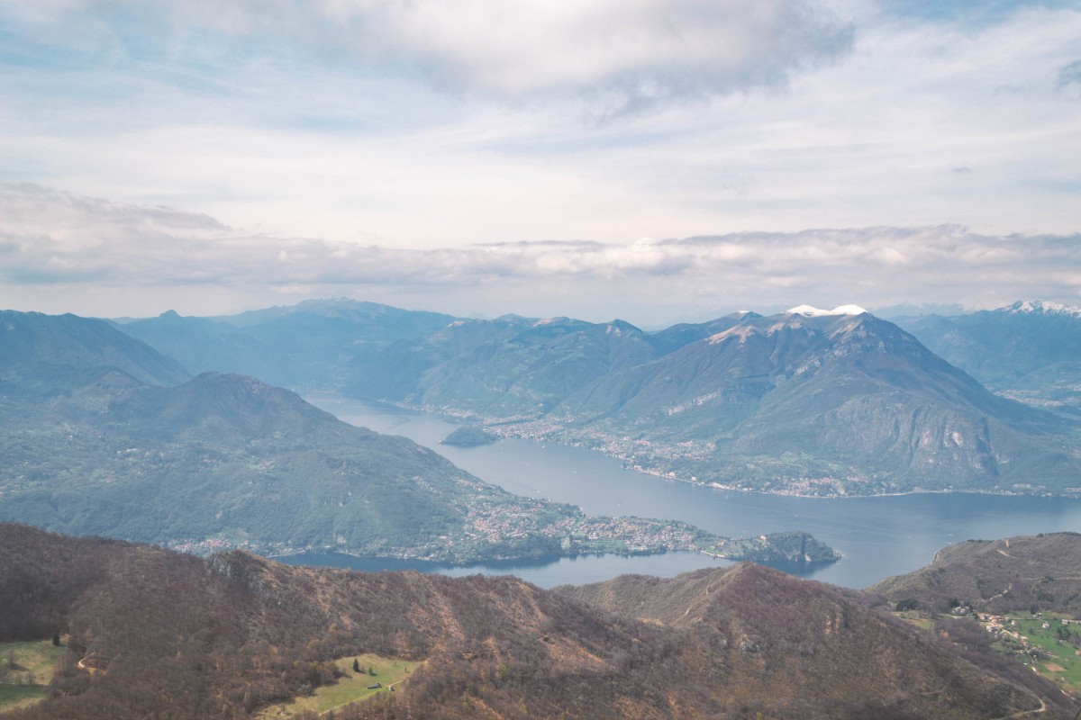 Monte Croce e vista sul lago