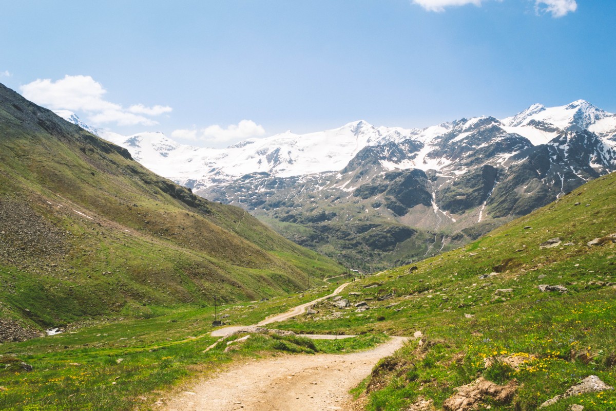  Valle erbosa verso il Rifugio Pizzini